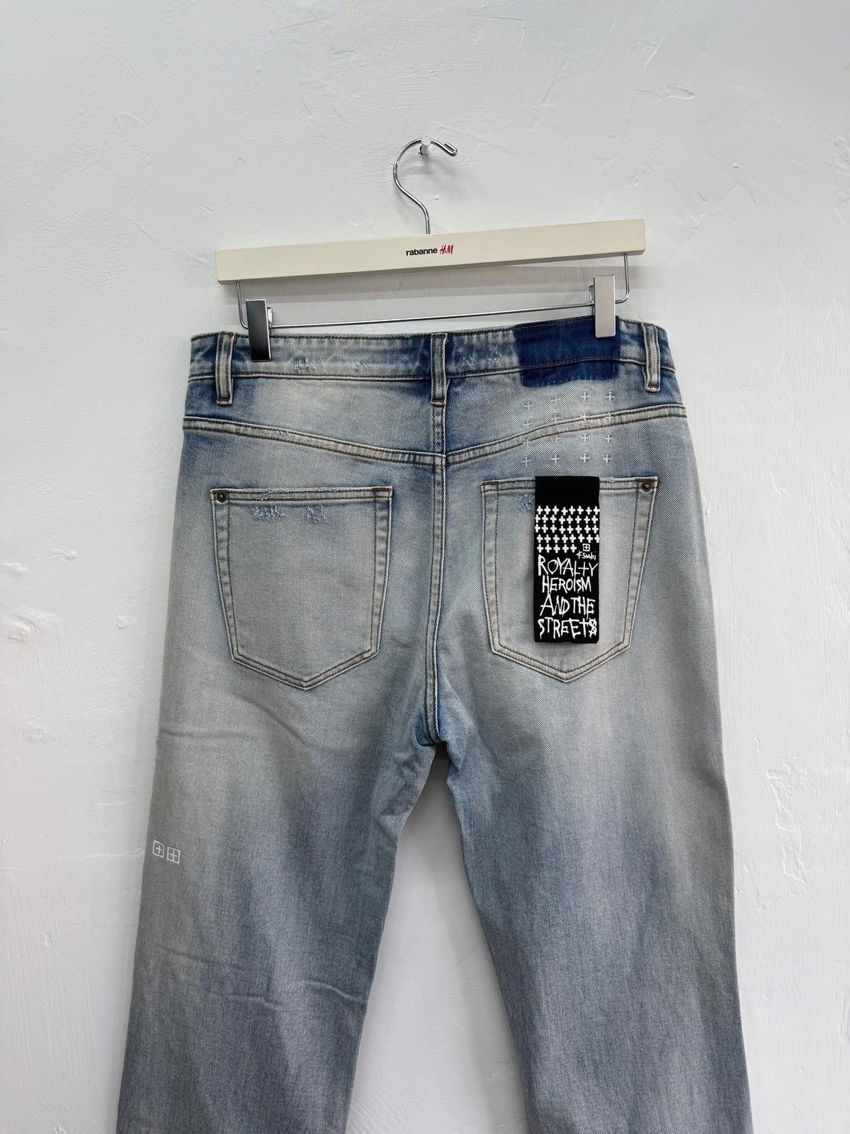 Ksubi new Ksubi mens denim jeans hazlow blue city high ripped 32 Size US 32 / EU 48 - 6 Thumbnail