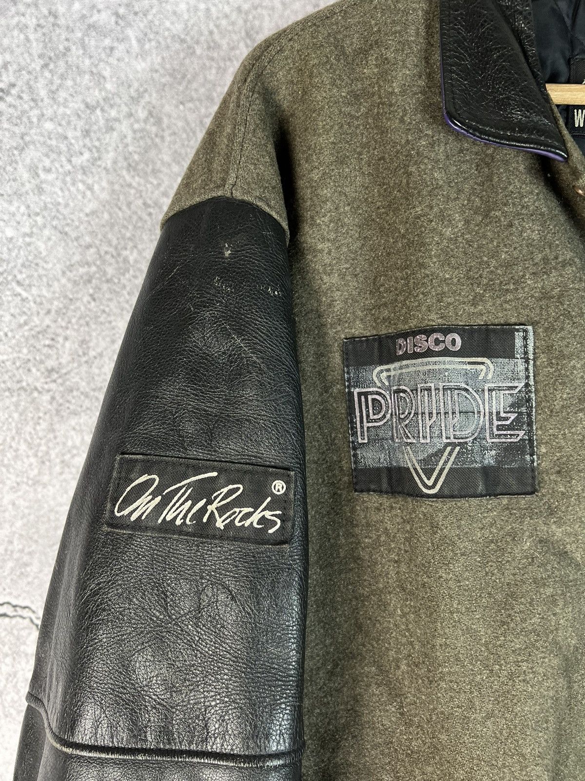 Vintage 90s Denim Bomber Varsity Jacket Air Force academy Size US M / EU 48-50 / 2 - 4 Thumbnail