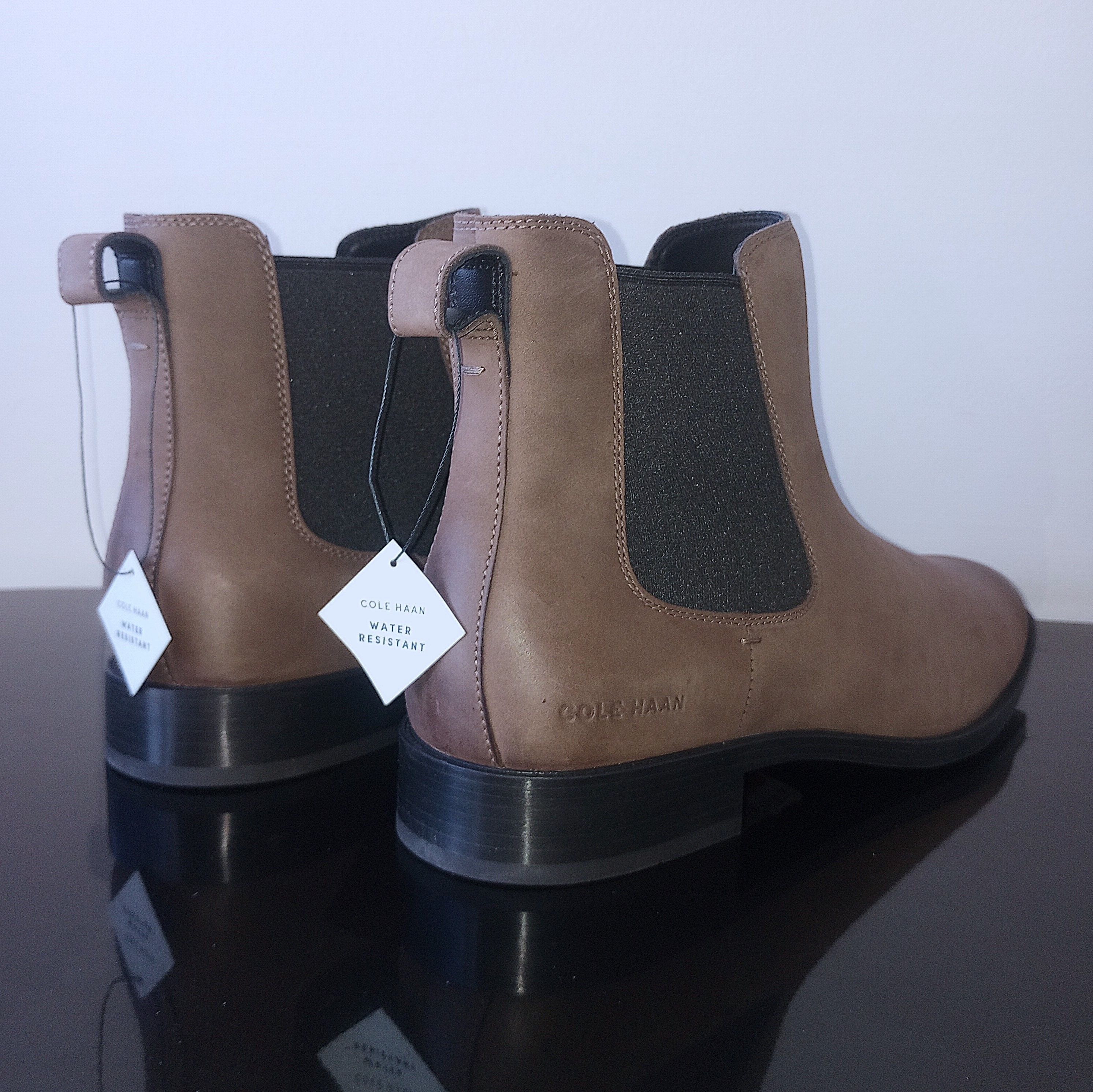 Cole Haan Cole Haan Men's Water Resistant Hawthorne Chelsea Boot Size US 10.5 / EU 43-44 - 8 Thumbnail
