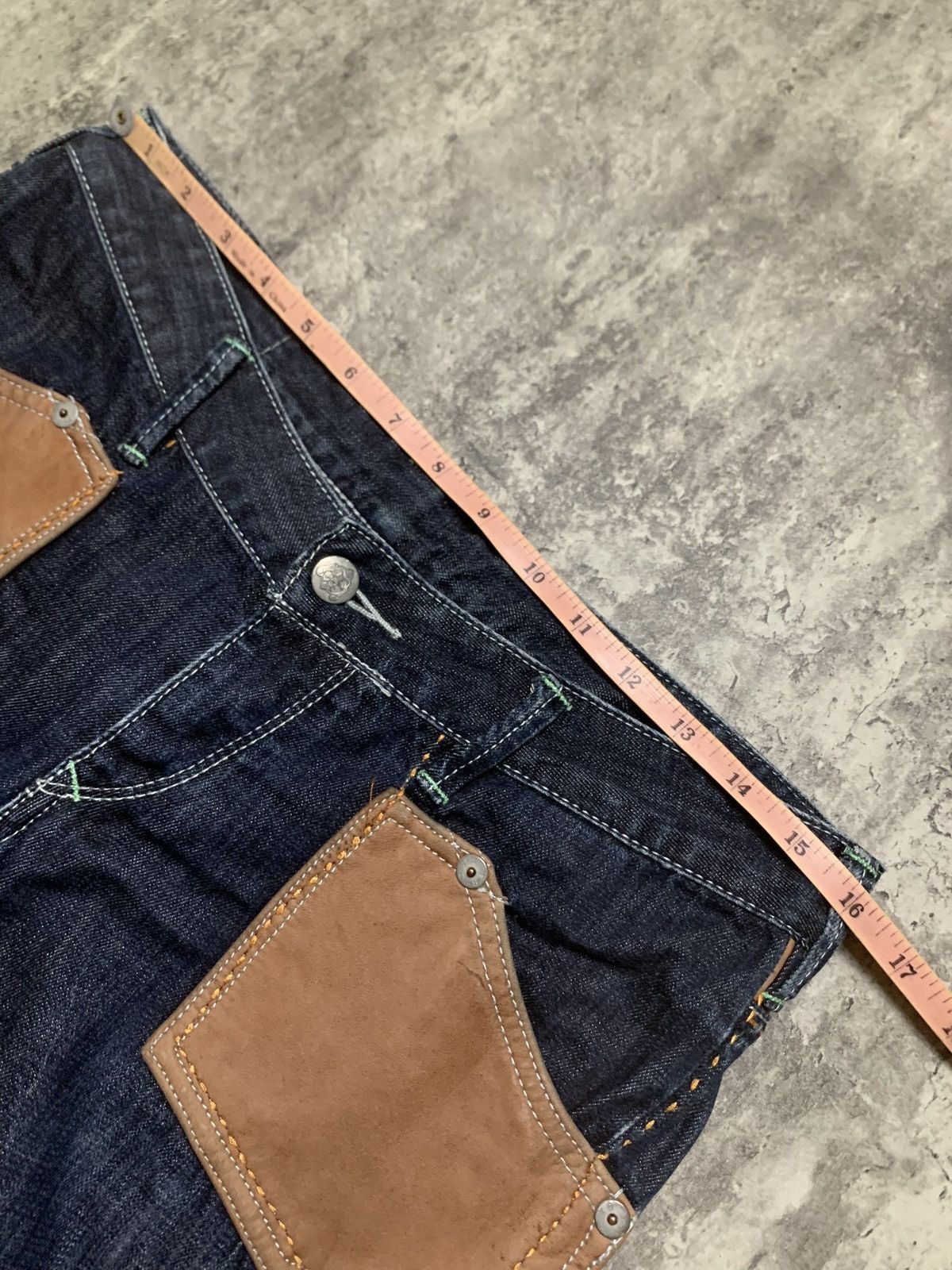 Evisu Y2K Evisu Paris Donna Osaka Mix Leather on Pocket Size 32" / US 10 / IT 46 - 14 Thumbnail