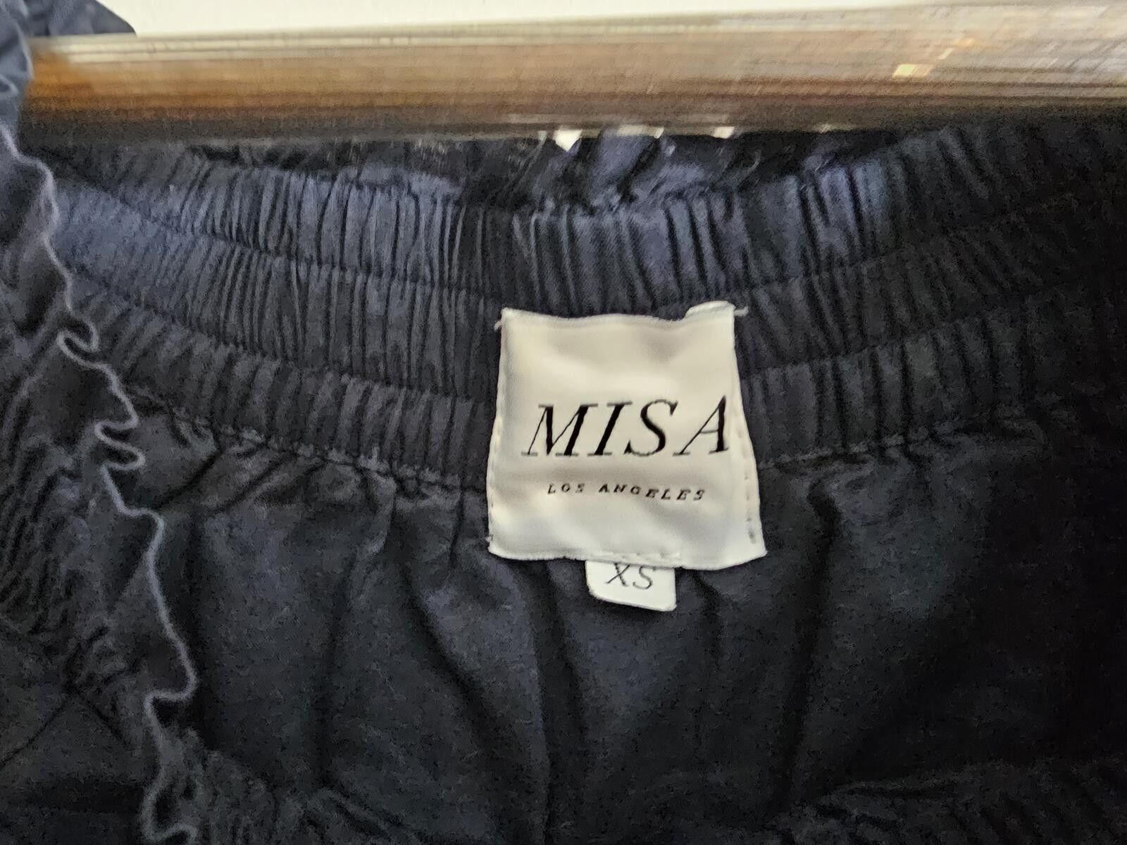 Other MISA Dress Blue Womens Size XS Los Angeles Ruffle Size XS / US 0-2 / IT 36-38 - 3 Thumbnail