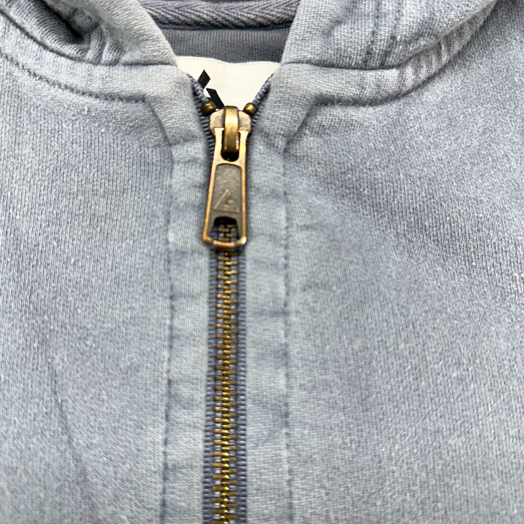 Vintage VINTAGE American Giant Jacket Mens Small Blue Full Zip Hoodie Cotton Heavyweight Bomber Hooded 90s Grunge USA Logo Size US S / EU 44-46 / 1 - 5 Thumbnail