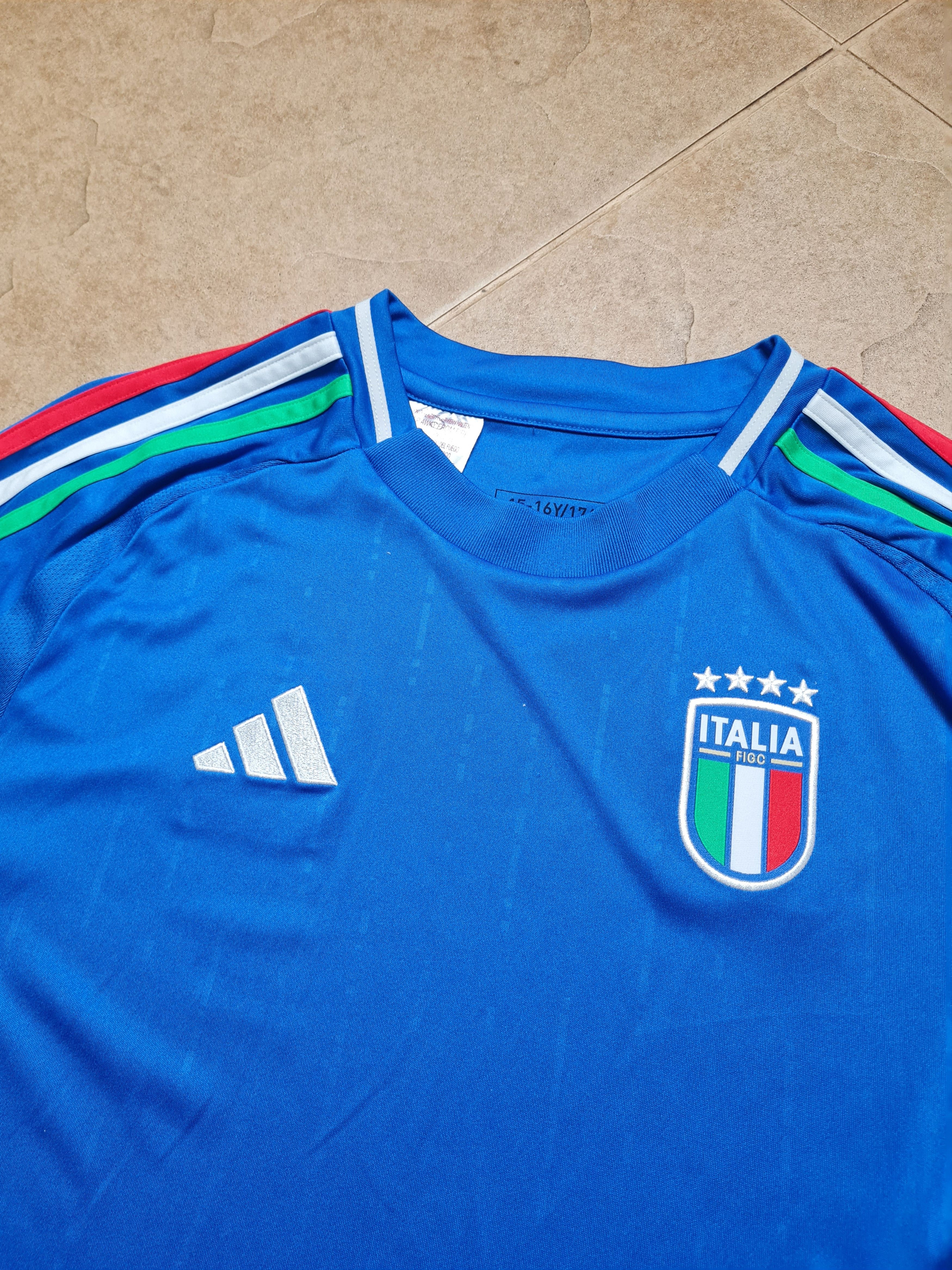 Adidas Italy Jersey Home Football Soccer Shirt 2024 Adidas Maglia Size US S / EU 44-46 / 1 - 9 Thumbnail