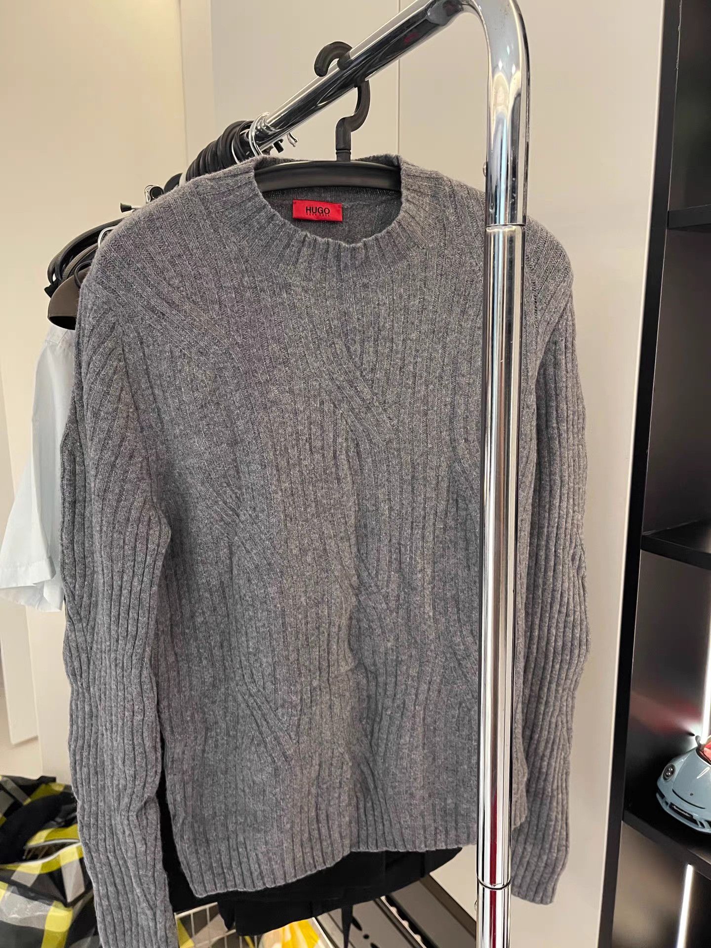 Hugo Hugo Boss Wool Half High Neck Base Sweater K27 Size US L / EU 52-54 / 3 - 1 Thumbnail