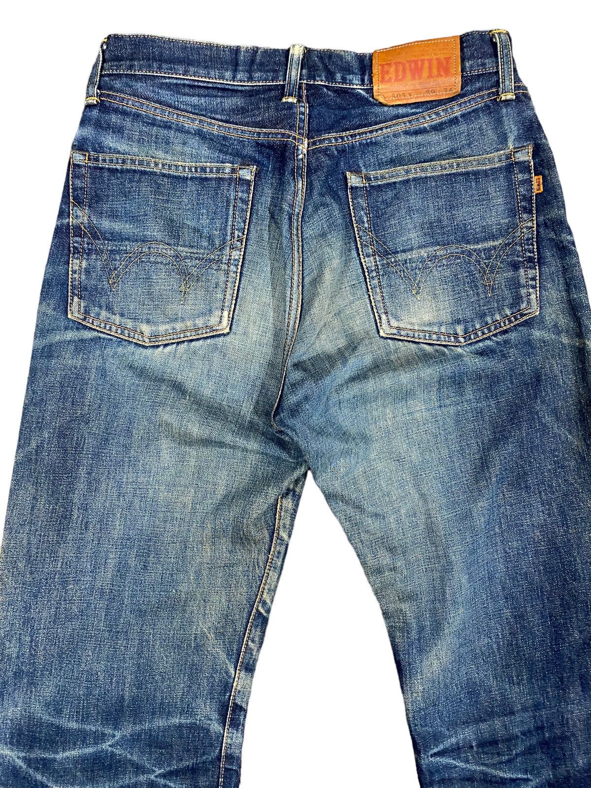 Edwin Vtg Edwin Redline 505X w29” Size US 29 - 4 Thumbnail