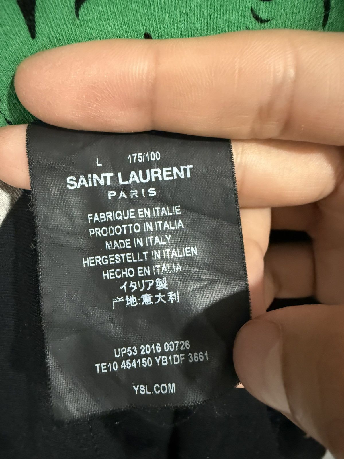 Hedi Slimane Saint Laurent Trex shirt ss16 Size US L / EU 52-54 / 3 - 4 Thumbnail