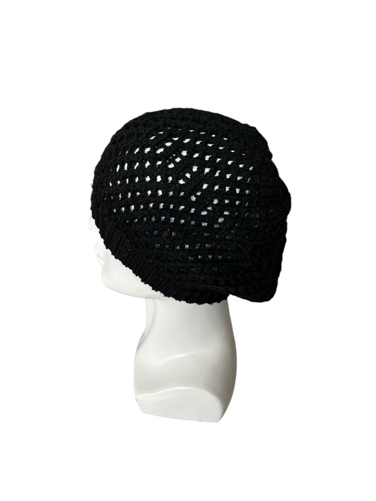 14th Addiction × Hysteric Glamour × Japanese Brand Punk Bondage Style Crochet Knitted Beanie Hats☠️☠️ Size ONE SIZE - 5 Thumbnail