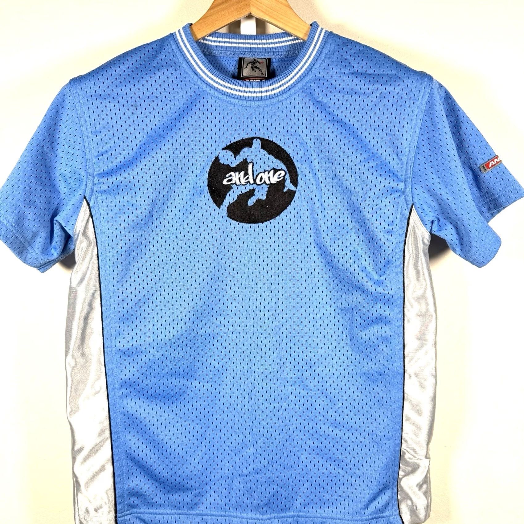 Vintage VINTAGE AND1 Mixtape Shirt Short Sleeve Men's L Blue USA The Professor Rare Y2K Shirt Size US L / EU 52-54 / 3 - 2 Thumbnail