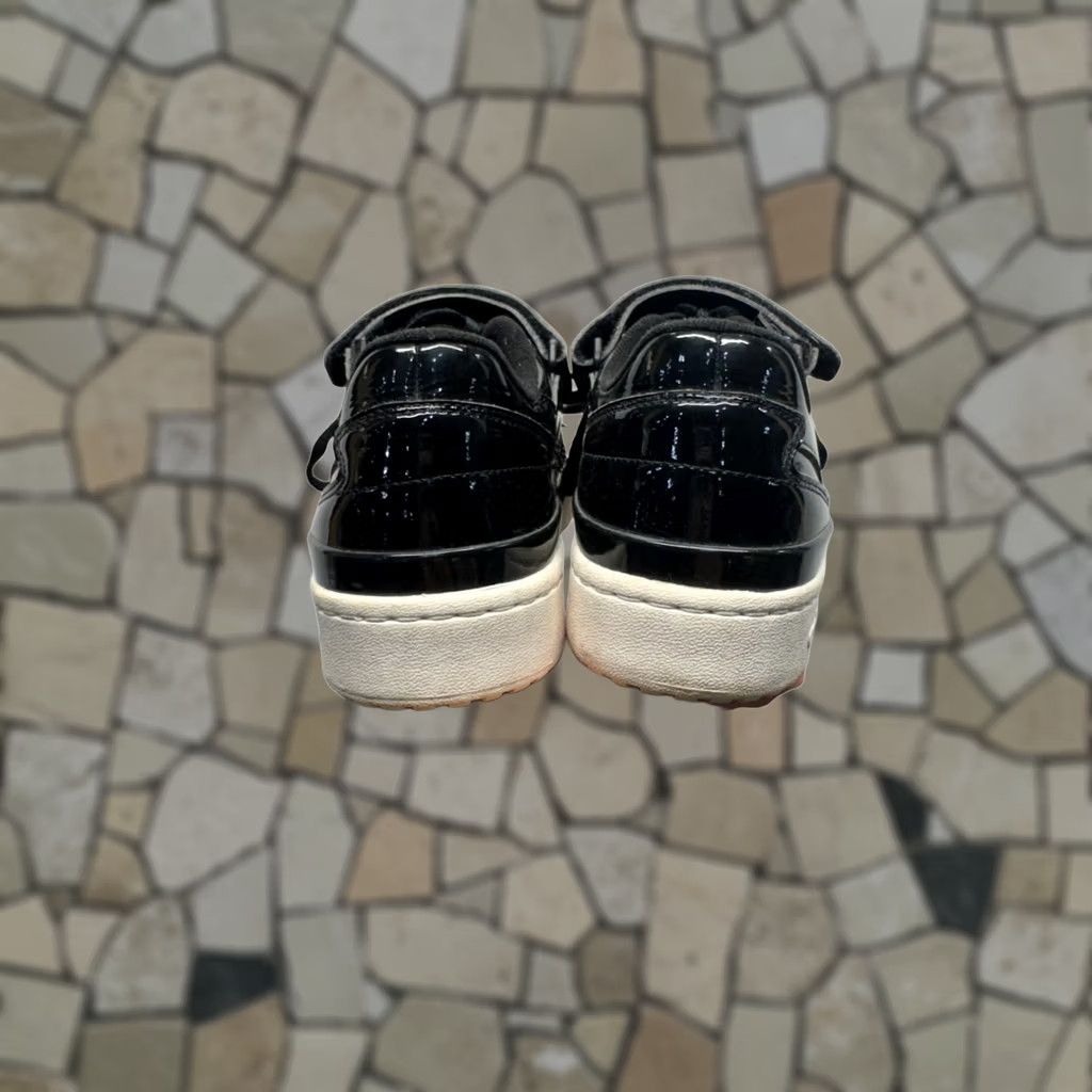 Adidas Adidas Forum Low Black Patent Leather Sneakers - Size 7.5 #145B Size US 8 / EU 41 - 1 Thumbnail