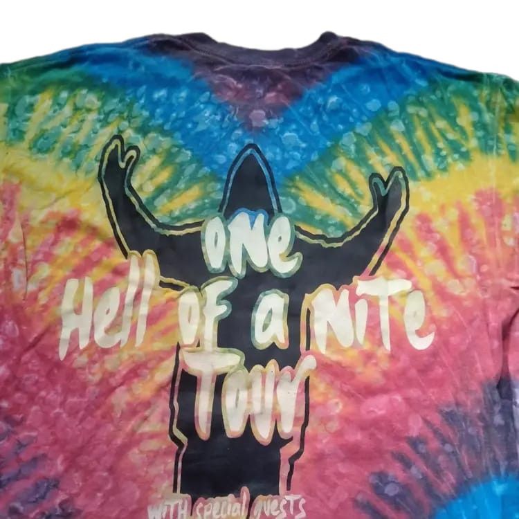 Rap Tees Chris Brown "One Hell of a Nite " Tour Tshirt Size US L / EU 52-54 / 3 - 4 Thumbnail