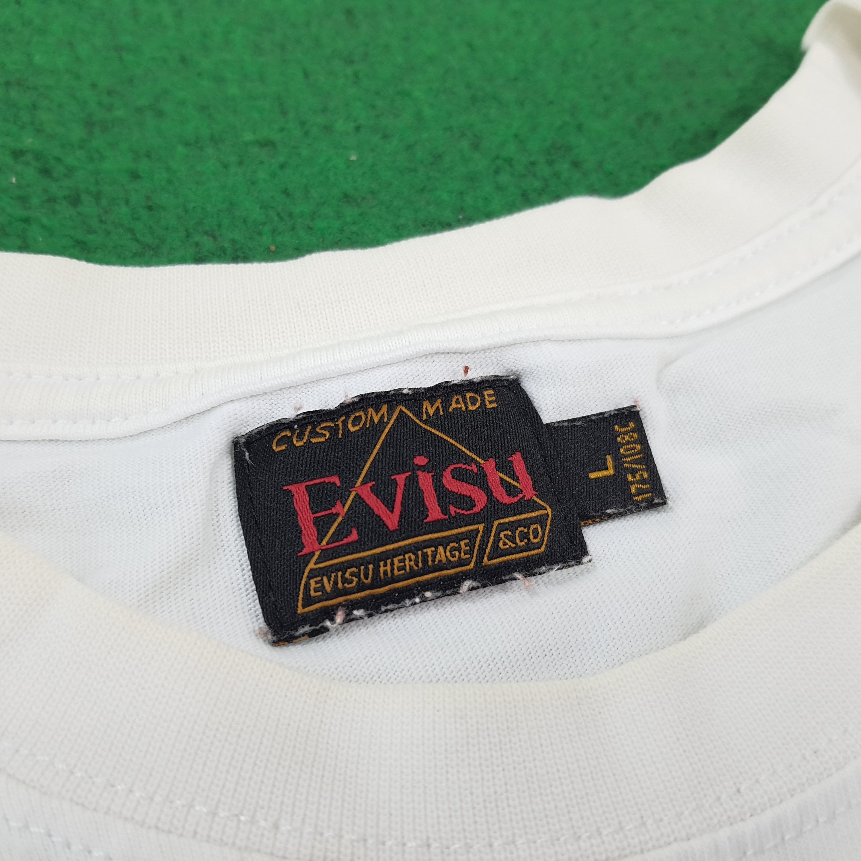 Evisu × Japanese Brand × Vintage Vintage Evisu Embroidered Logo Japan Streetwear Brand Tshirt Size US M / EU 48-50 / 2 - 4 Thumbnail