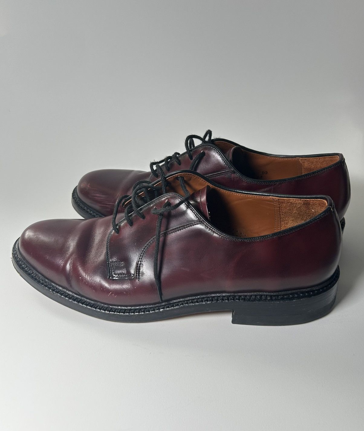 Dack's Dack’s Red Leather Derbies Size US 11.5 / EU 44-45 - 6 Thumbnail