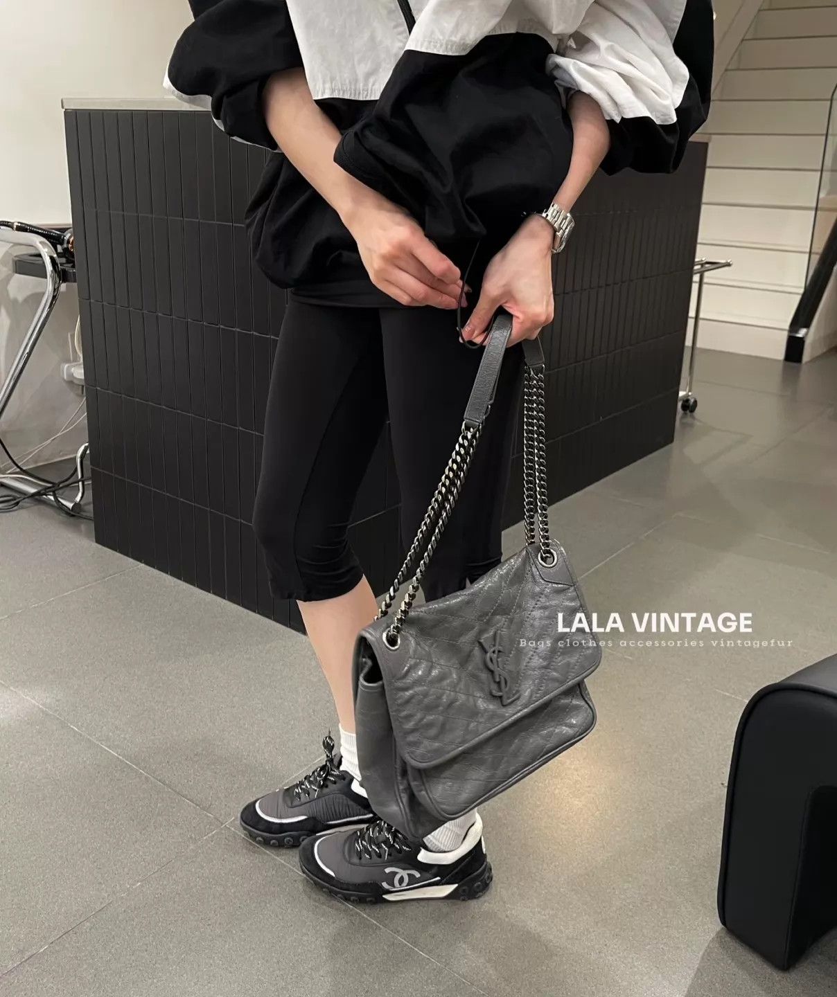 Chanel Chanel black white German trainer 39 99 new Size US 8.5 / IT 38.5 - 9 Thumbnail