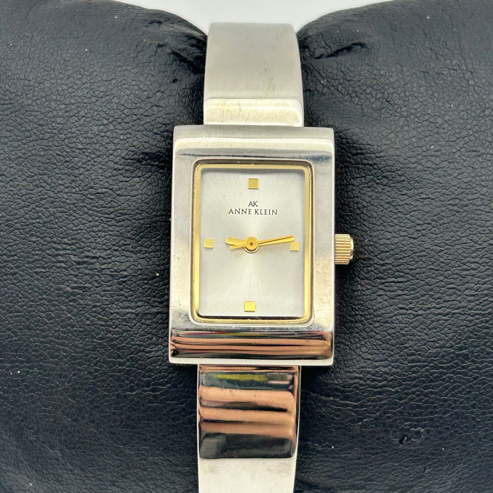 Anne Klein Anne Klein Two-tone Rectangular Stainless Steel Watch Size ONE SIZE - 1 Thumbnail