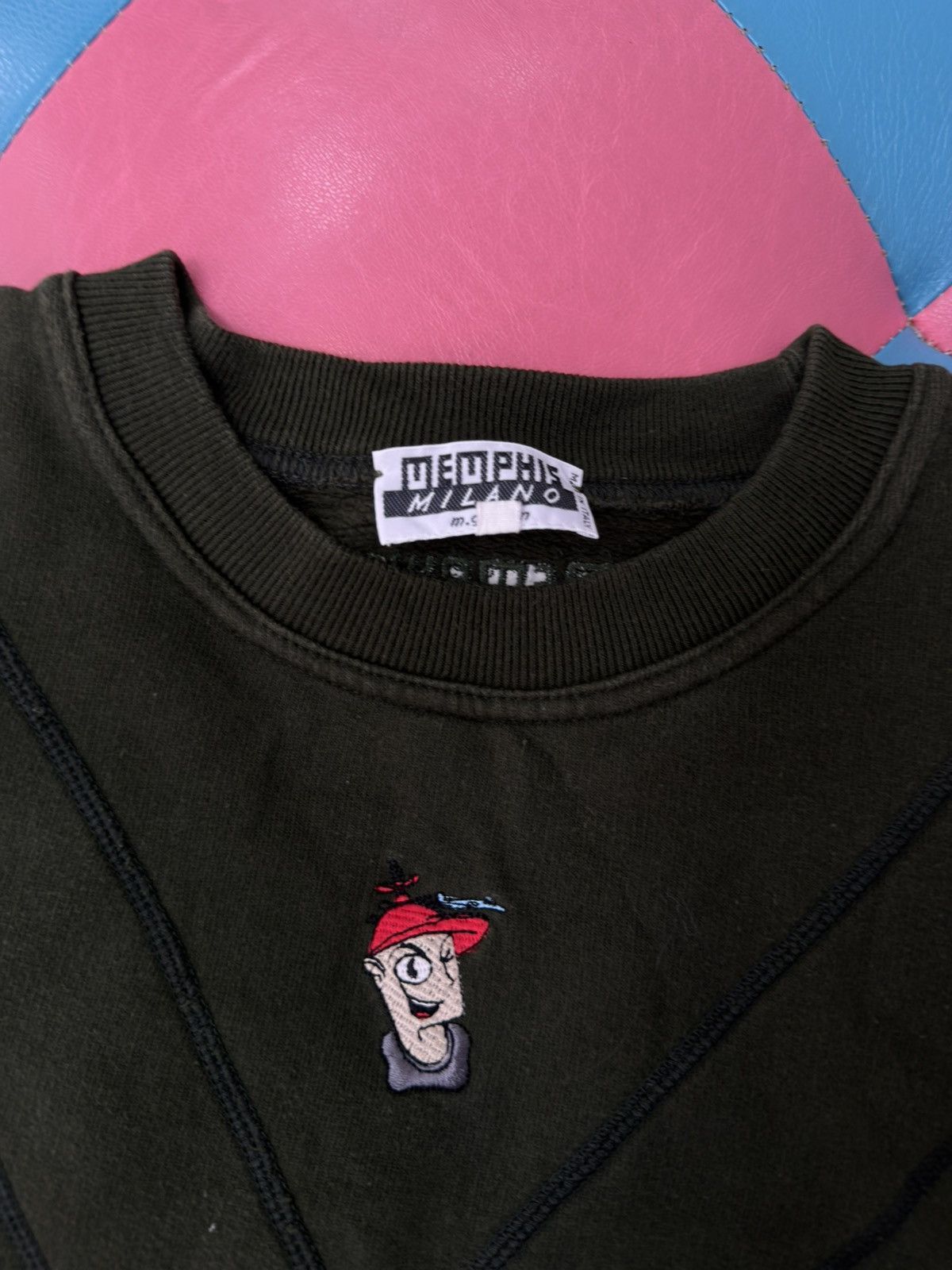Vintage Memphis milano 80s sweatshirt rare y2k Size US L / EU 52-54 / 3 - 5 Thumbnail