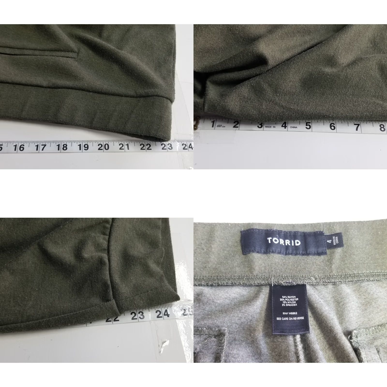 Torrid Torrid Green Cupro Skinny Drawstring Jogger Pants 4X 26 Sweatpants Women Plus Jogger Pants Green Cupro Torrid 4X Women Skinny Jogger Pants Size 40" / US 18 - 8 Thumbnail