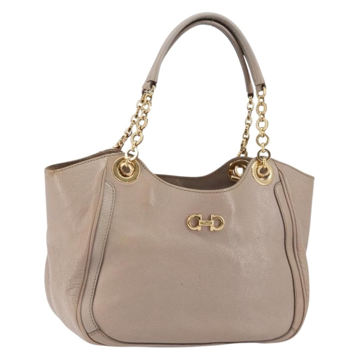 Salvatore Ferragamo Salvatore Ferragamo Gancini Tote Leather Size ONE SIZE - 1 Thumbnail