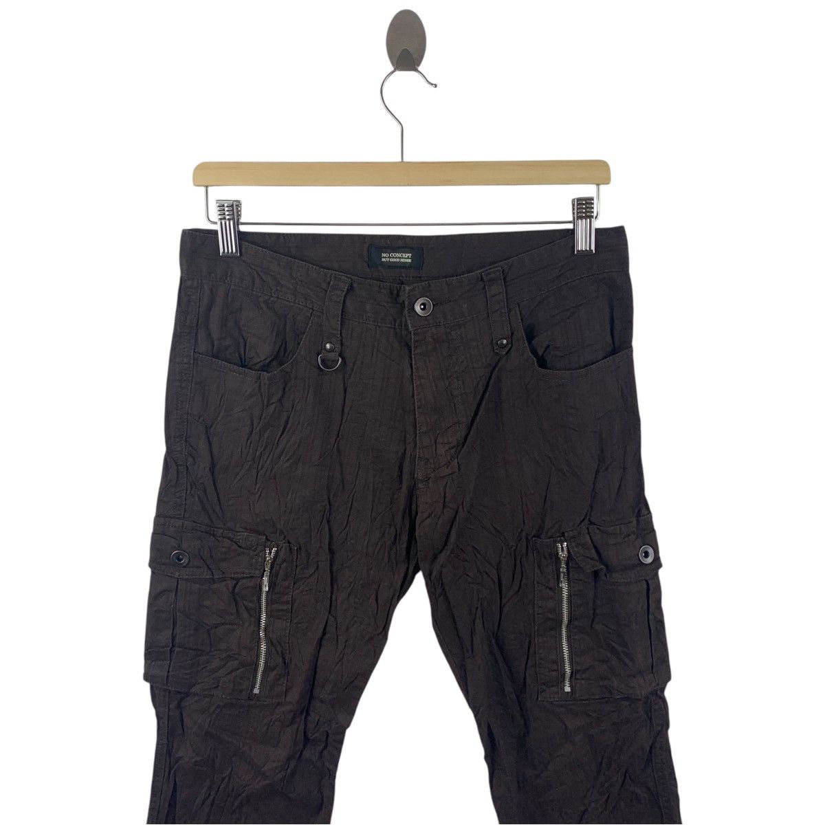 Japanese Brand NO CONCEPT BUT GOOD SENSE japanesebrand cargo pants Size US 30 / EU 46 - 2 Thumbnail