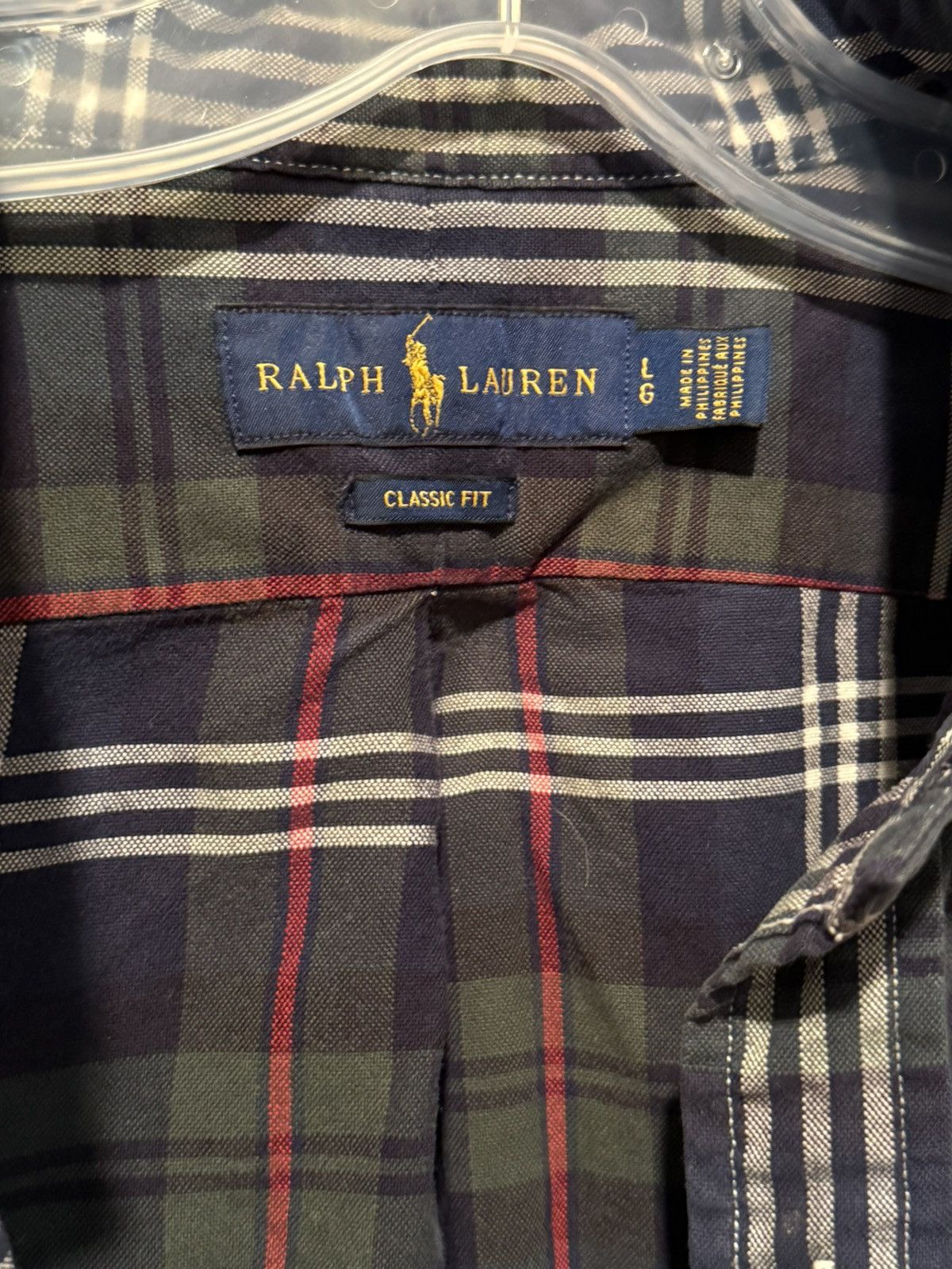 Polo Ralph Lauren Vintage Polo Ralph Lauren Button Up Flannel Size US L / EU 52-54 / 3 - 3 Thumbnail