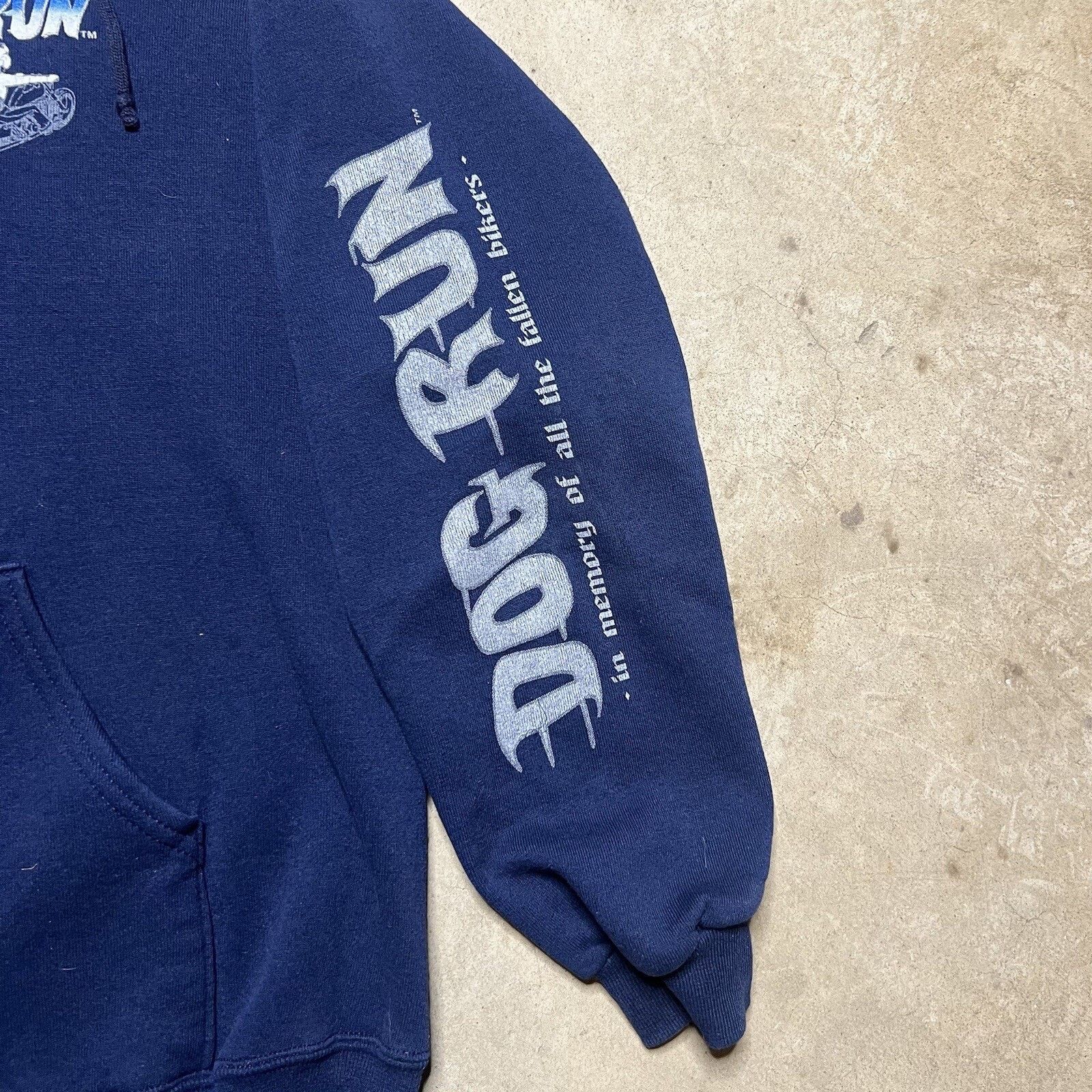 Jerzees 2007 Dog Run Motorcycle Rally Full Zip Hoodie Large Size US L / EU 52-54 / 3 - 3 Thumbnail