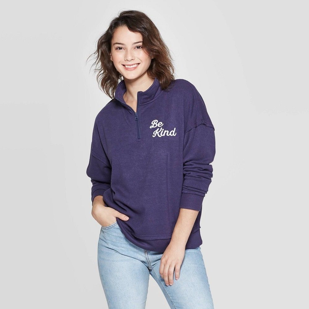 Other Women's Be Kind 1/4 Zip Graphic Sweatshirt - Grayson Threads Size M / US 6-8 / IT 42-44 - 1 Thumbnail