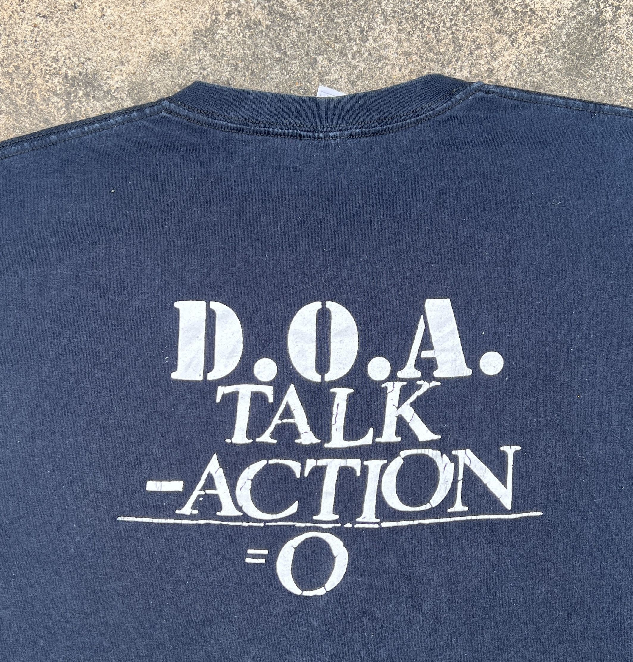 Band Tees × Vintage Vintage Y2K D.O.A.Band Hardcore punk Tee XL Talk-Action=0 Size US XL / EU 56 / 4 - 8 Thumbnail
