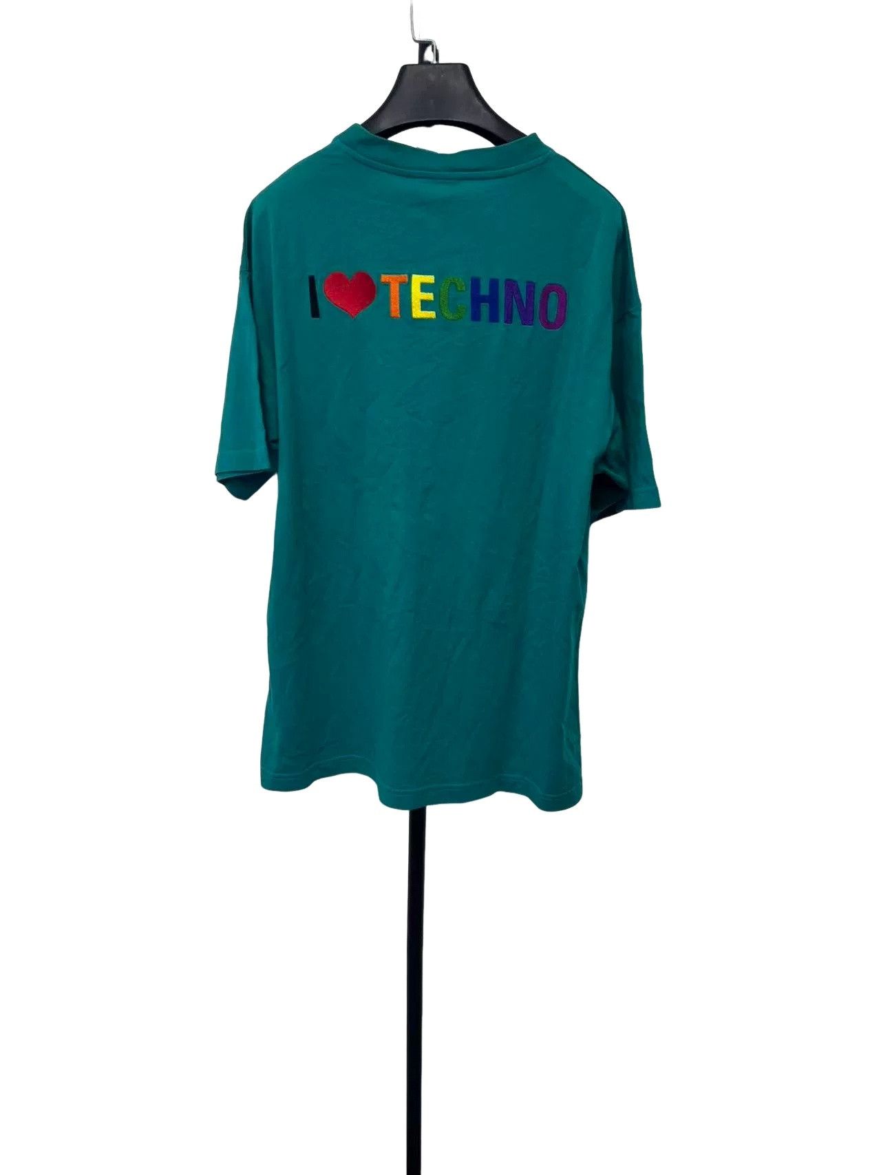 Balenciaga Balenciaga I Heart Techno Embroidered T-Shirt XS Size US XS / EU 42 / 0 - 1 Thumbnail