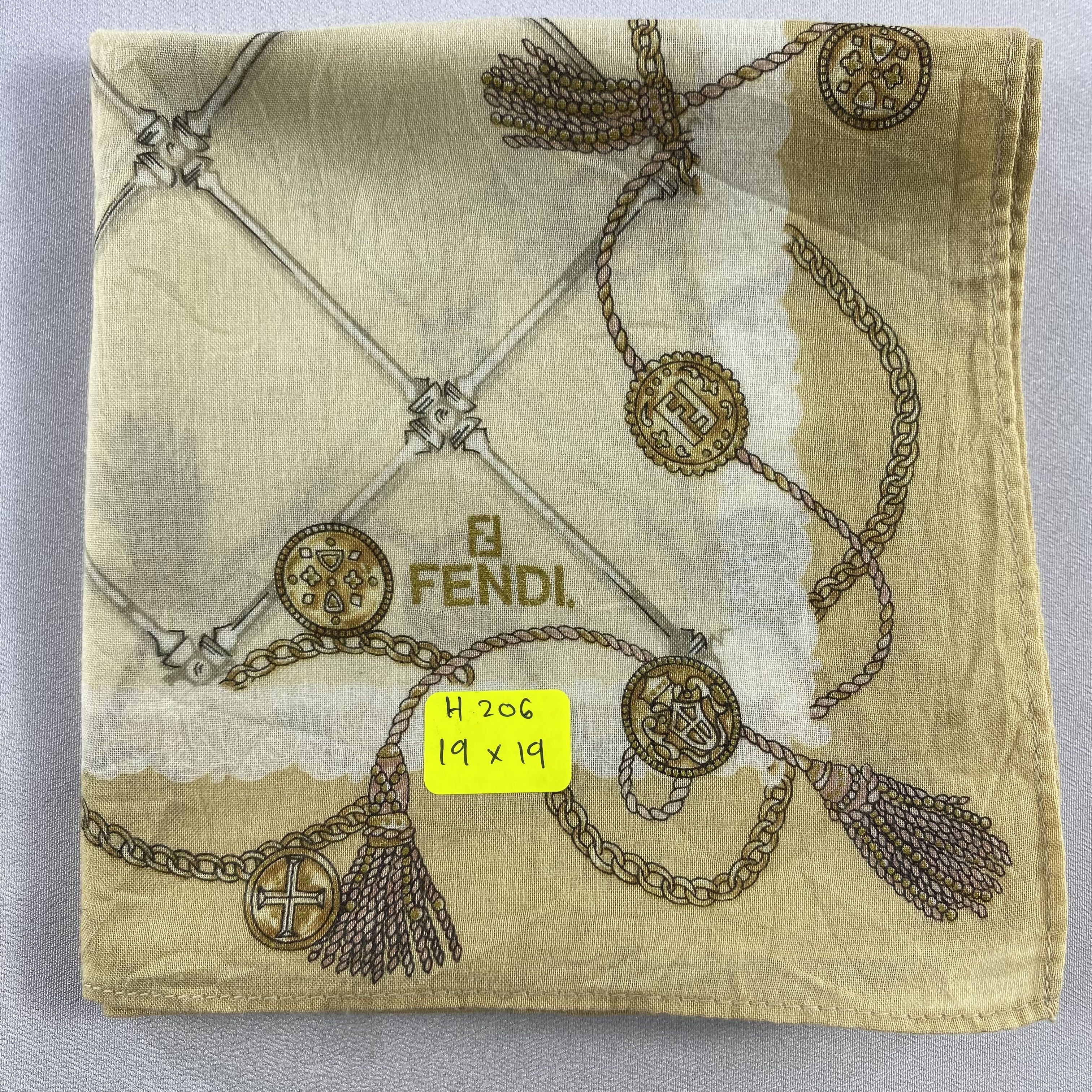 Vintage Fendi Bandana/ Handkerchief / Neckerchief Size ONE SIZE - 6 Thumbnail