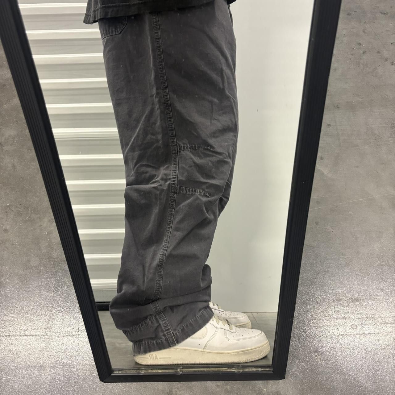 Vintage Crazy Vintage Y2K/2000s Super Baggy Grey Workwear Style Streetwear Pants! Size US 38 / EU 54 - 2 Thumbnail