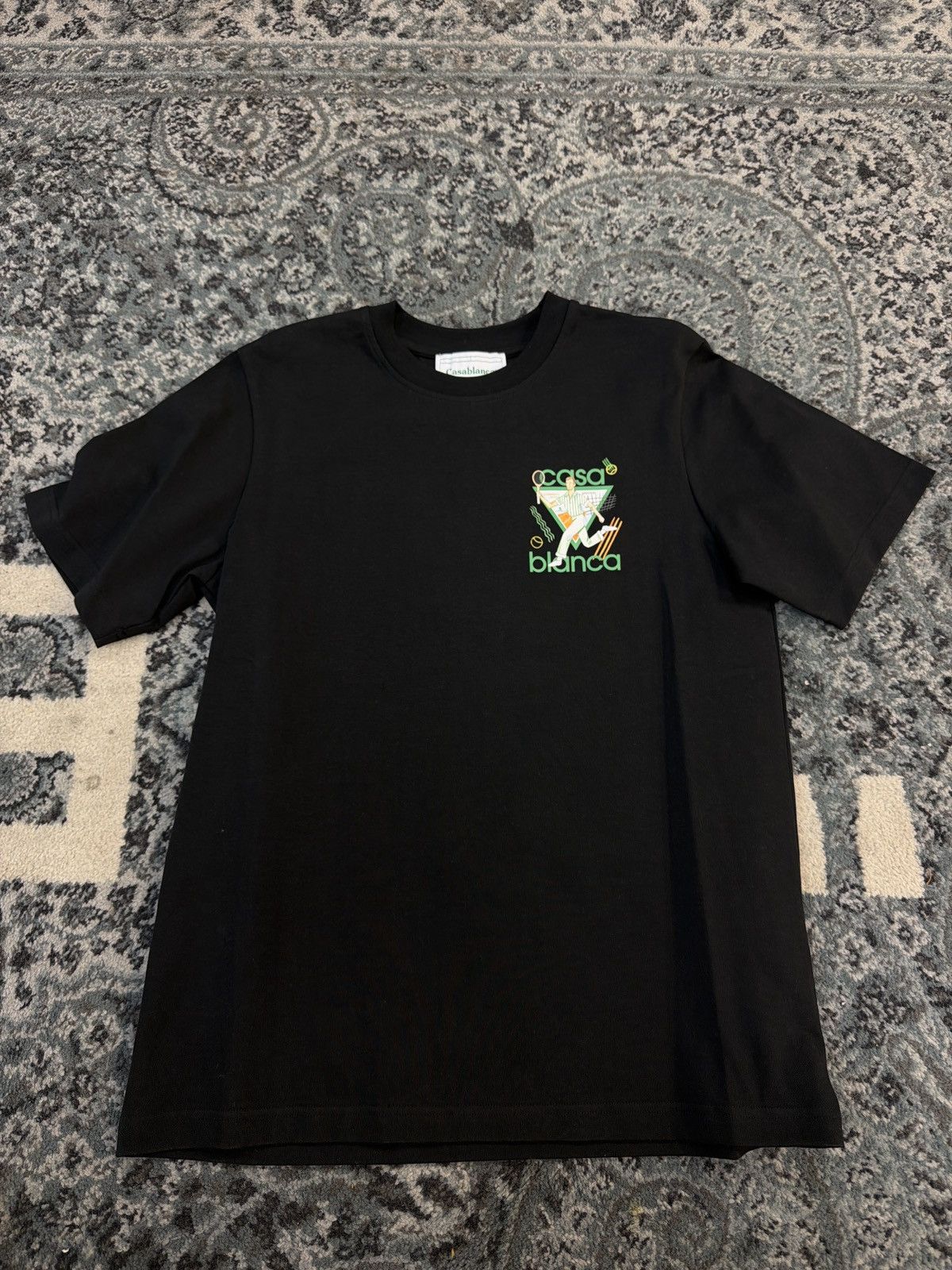 Casablanca Casablanca Tennis Club T shirt black Size US S / EU 44-46 / 1 - 1 Thumbnail