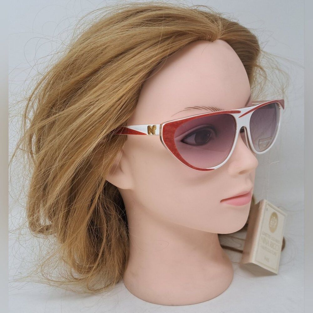 Nina Ricci NWT Nina Ricci Women's Sunglasses Retro Vintage 70s 80s Han Size ONE SIZE - 6 Thumbnail