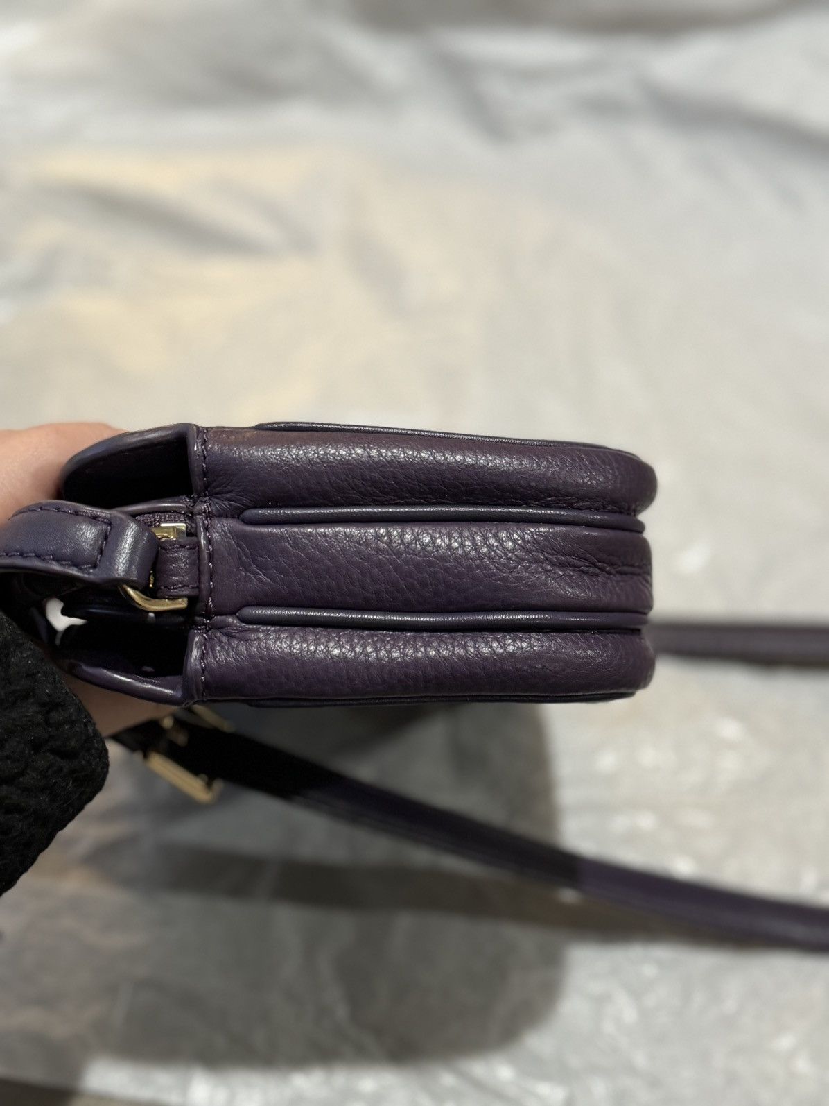 Tory Burch Tory Burch Ivy Zip Crossbody Bag in Purple Color Size ONE SIZE - 5 Thumbnail
