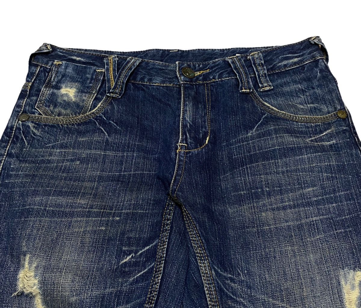 14th Addiction × Le Grande Bleu (L.G.B.) × semanticdesign Rare Vintage Brand Semantic Design Distressed Jeans 1990s Size US 32 / EU 48 - 3 Thumbnail