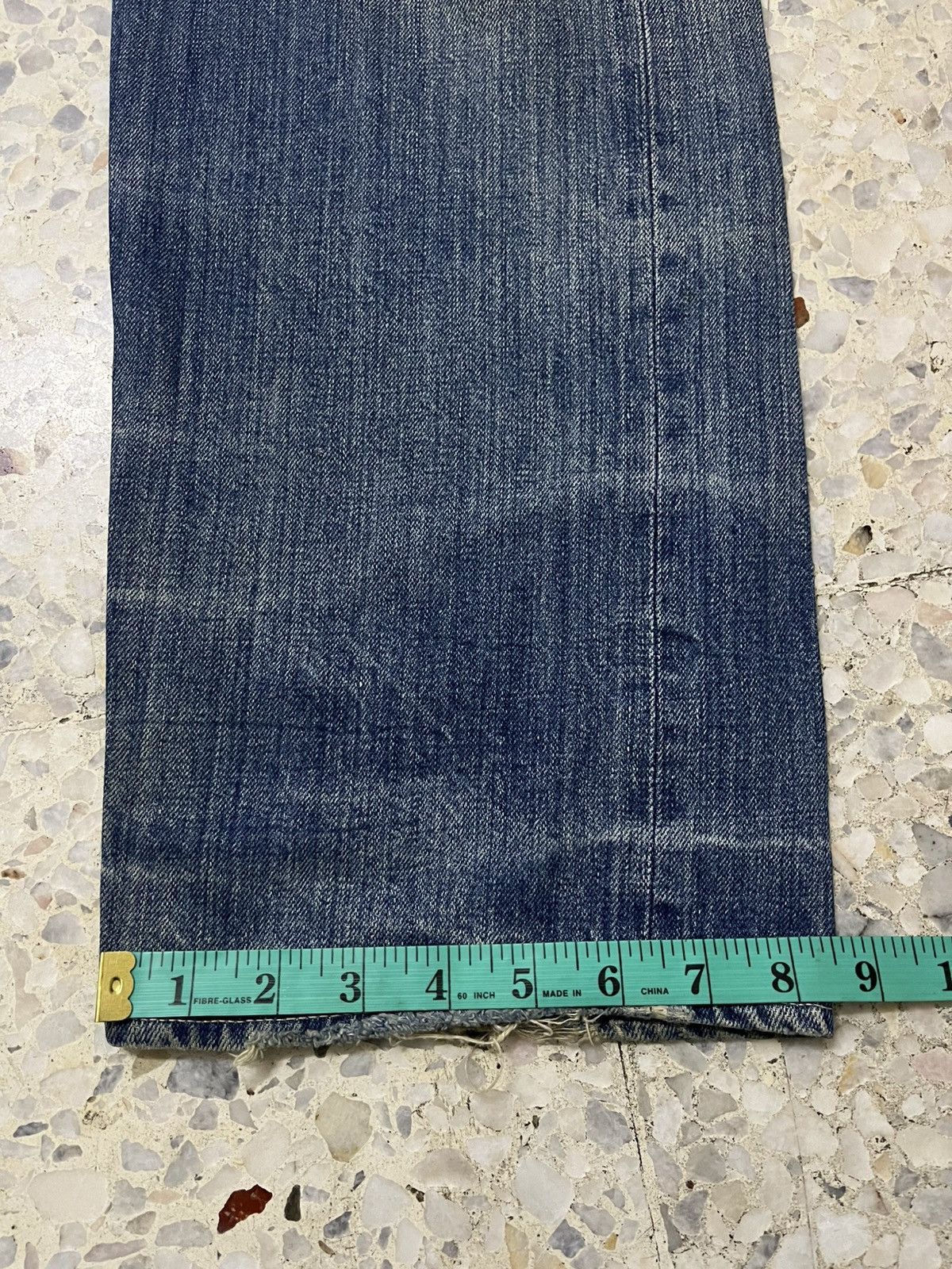 Edwin Vintage rare 80s EDWIN red selvedge rusty distressed Size US 31 - 21 Thumbnail