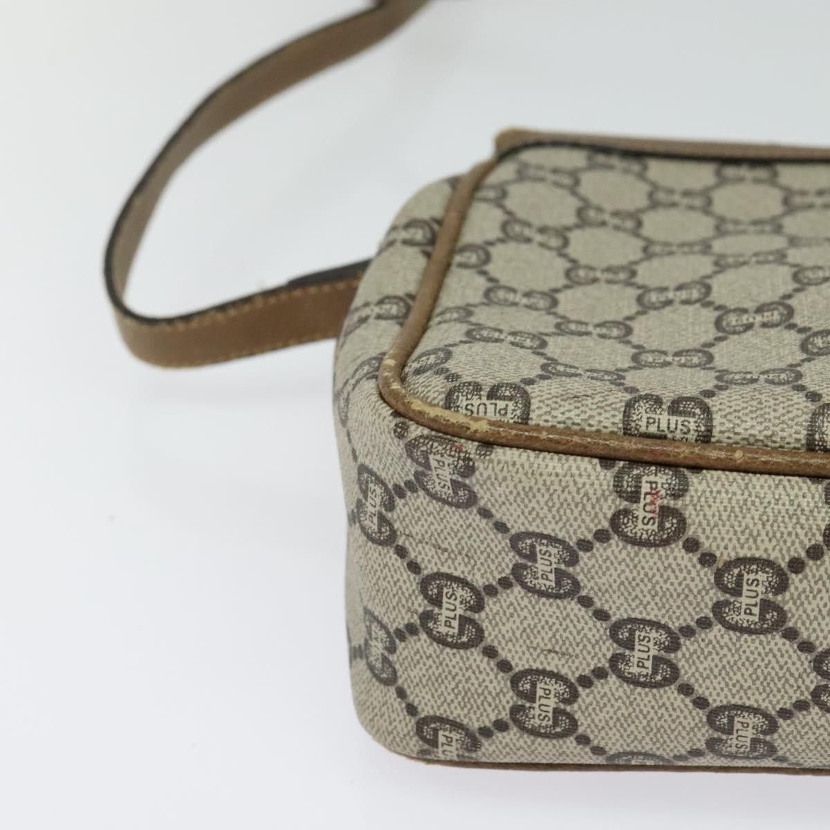 Gucci GUCCI GG Plus Supreme Shoulder Bag Pvc Leather Beige Gold Size ONE SIZE - 9 Thumbnail