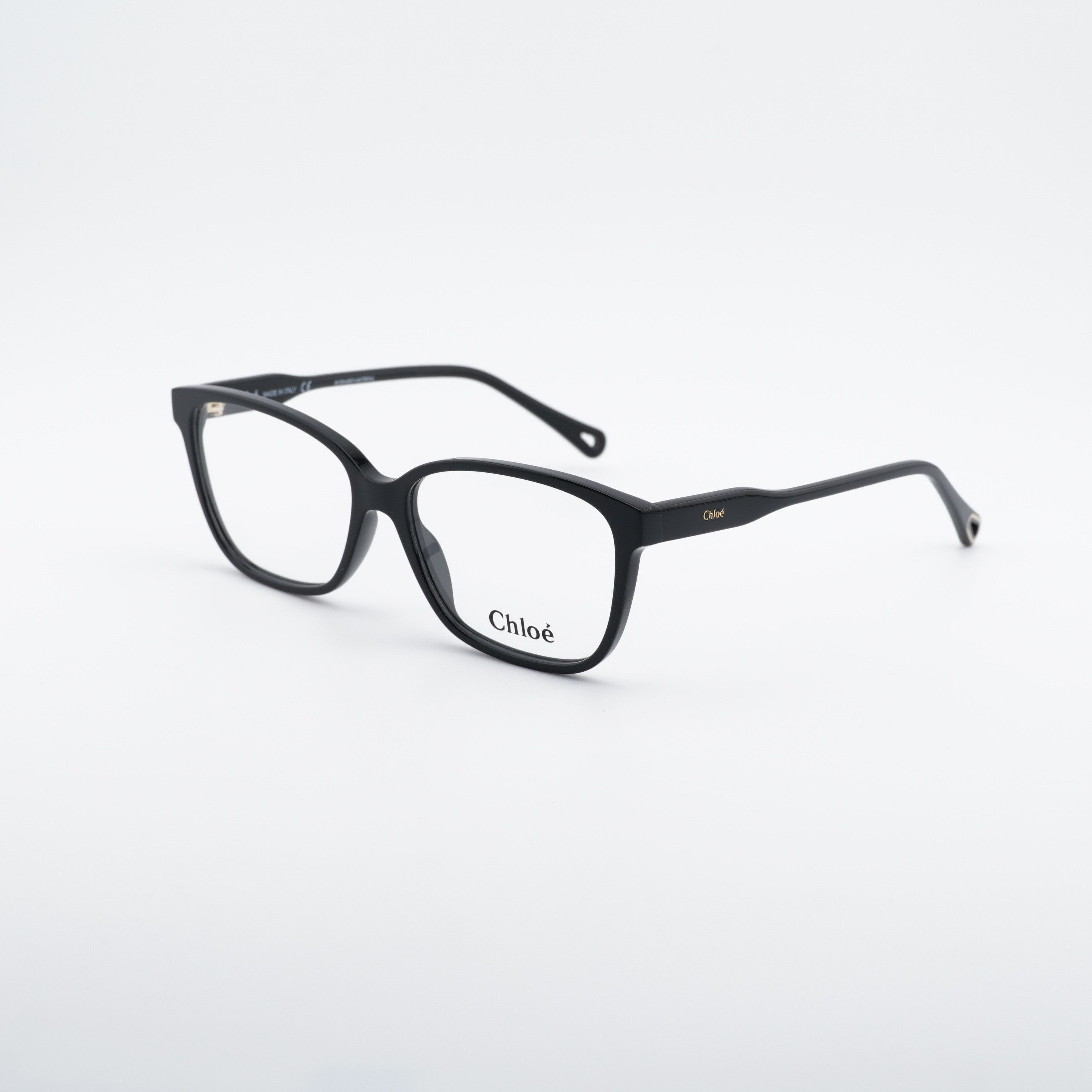Chloe Chloe CH0115O 001 Eyeglasses Shiny Black 54mm Square Frame Size ONE SIZE - 1 Thumbnail