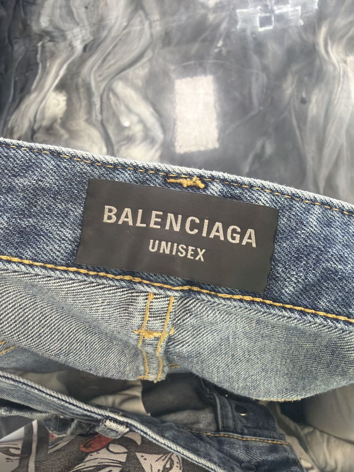 Balenciaga Balenciaga Graffiti Jeans Size US 32 / EU 48 - 7 Thumbnail