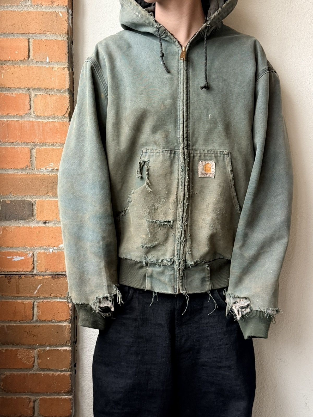 Carhartt Carhartt Distressed Work Wear Jacket Size US L / EU 52-54 / 3 - 1 Thumbnail