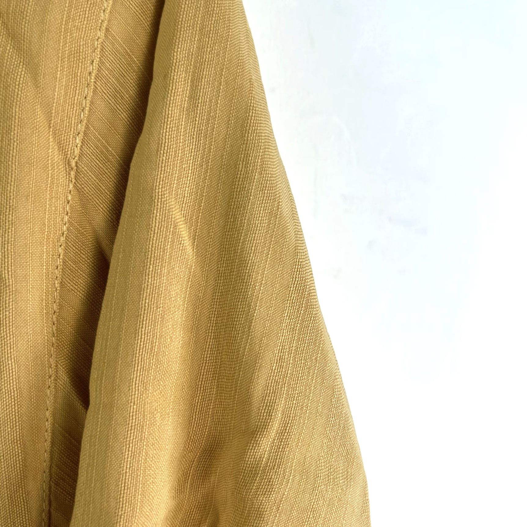 Vintage VINTAGE Montego Mon 100% Silk Striped Button-Up Shirt Adult 2XL Gold Flamingo Lounge Gold Mens Shirt 2XL Silk Striped Button-Up Western Jazz 90s? Size US XXL / EU 58 / 5 - 2 Thumbnail