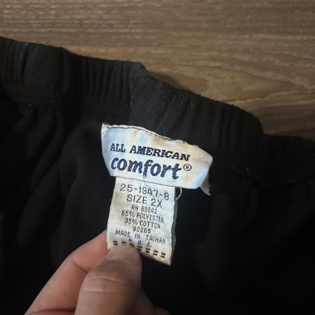 Vintage Crazy Vintage Y2K/2000s Baggy Black White Striped Sweatpants! Fits L Size US 36 / EU 52 - 6 Thumbnail