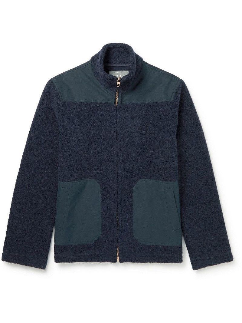 Private White V.C. Private White V.C. Shell-Trimmed Wool fleece Jacket Size US M / EU 48-50 / 2 - 3 Thumbnail