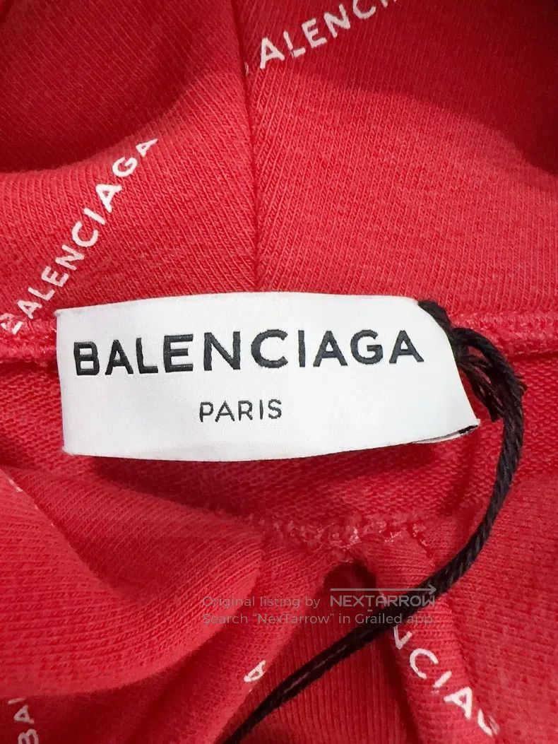 Balenciaga Balenciaga Red Sweatshirt Size US M / EU 48-50 / 2 - 3 Thumbnail