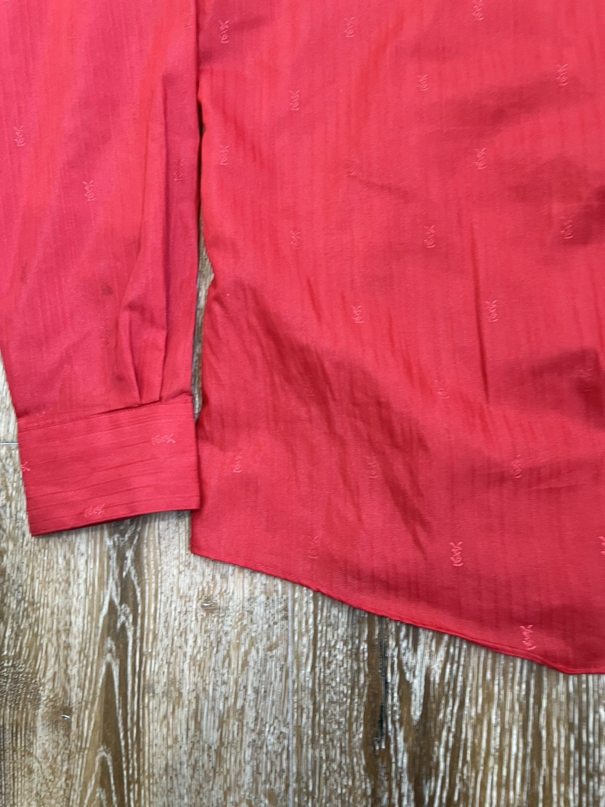 Vintage × Yves Saint Laurent Vintage ysl all over print button up shirt Size US M / EU 48-50 / 2 - 7 Thumbnail