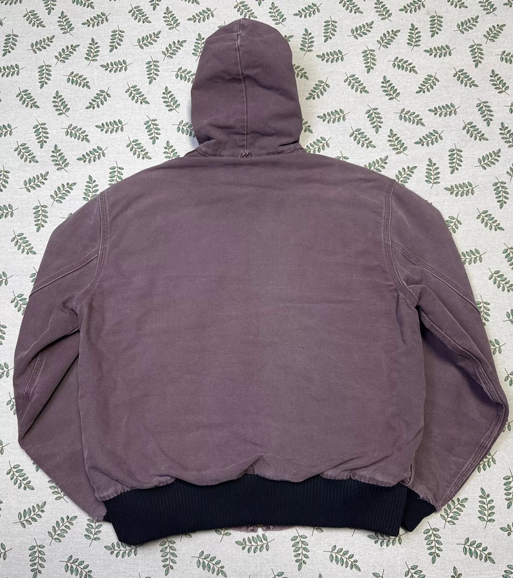 Carhartt Vintage Carhartt JQ1035 Main Line Dusty Rose Hooded Jacket L Size US L / EU 52-54 / 3 - 5 Thumbnail