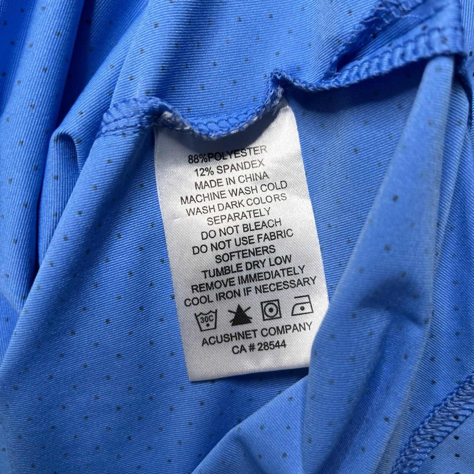 Footjoy FootJoy FJ Golf Polo Shirt Men’s XL Blue Polka Dot casual Size US XL / EU 56 / 4 - 8 Thumbnail