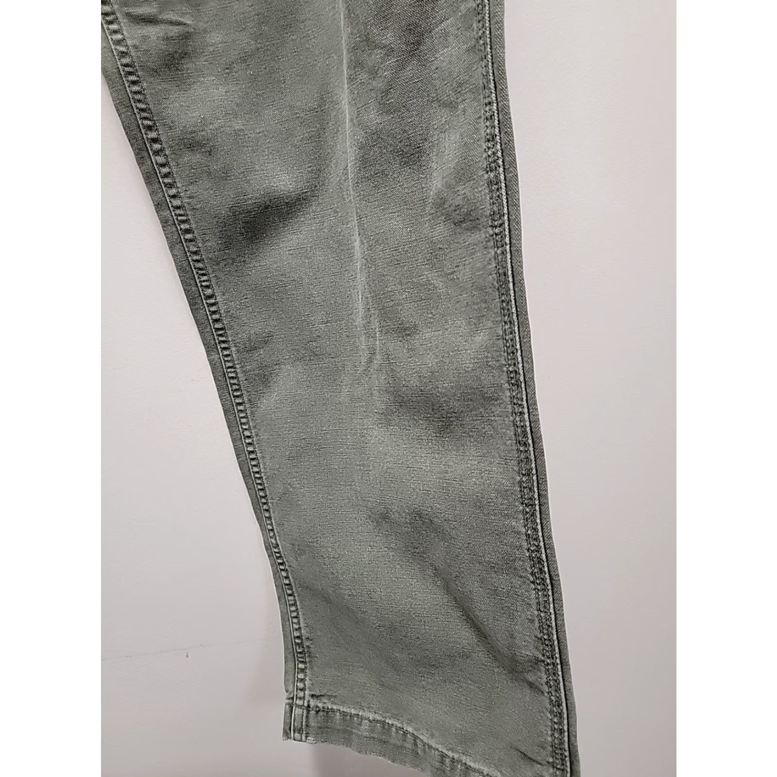Abercrombie & Fitch VINTAGE Abercrombie & Fitch Jeans Men 34R Gray Denim Straight 33 Inseam 35x33 Distressed Used Size US 34 / EU 50 - 7 Thumbnail