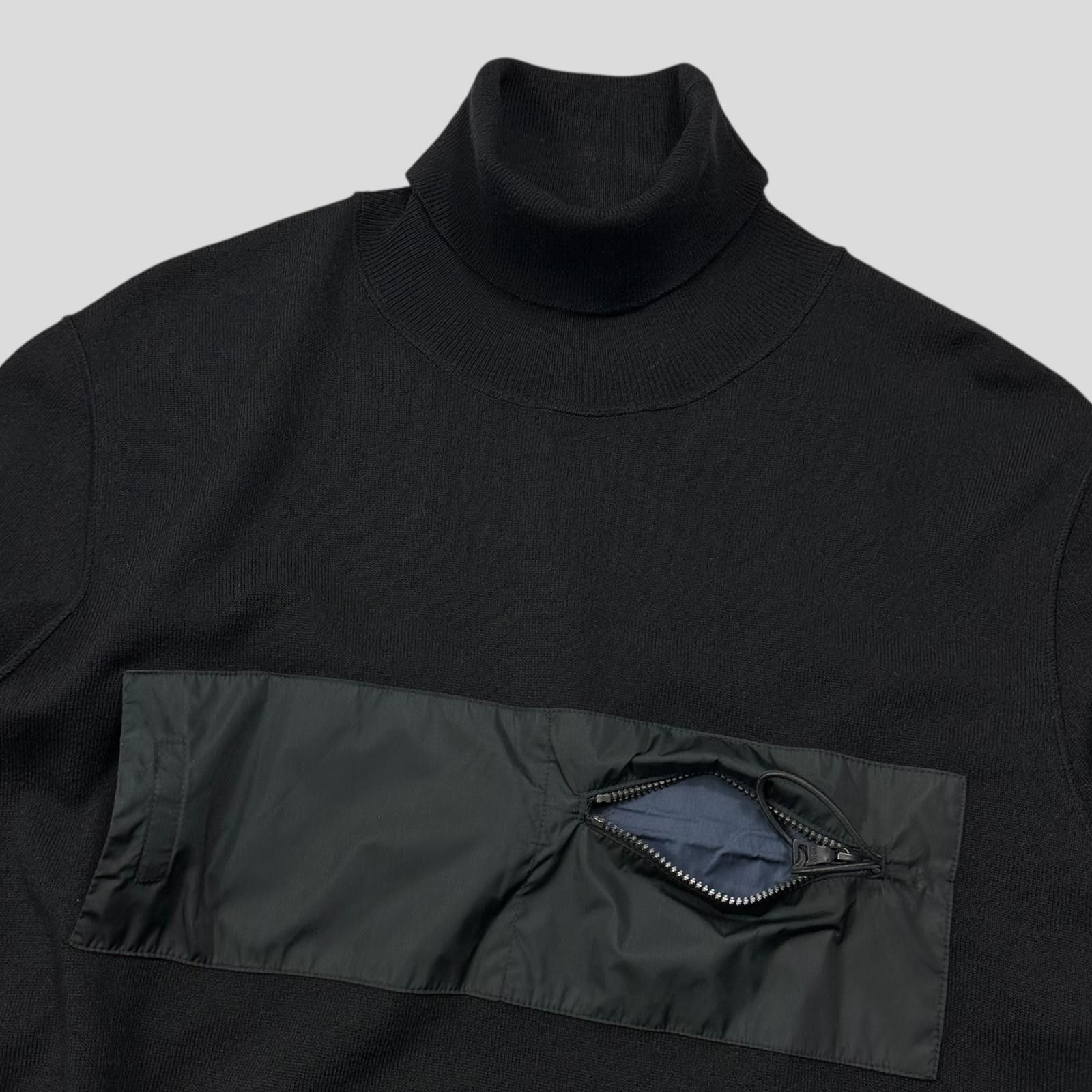Prada Prada Sport AW00 Nylon Pocket Panelled Tech Knit - IT50 (M) Size US M / EU 48-50 / 2 - 3 Thumbnail