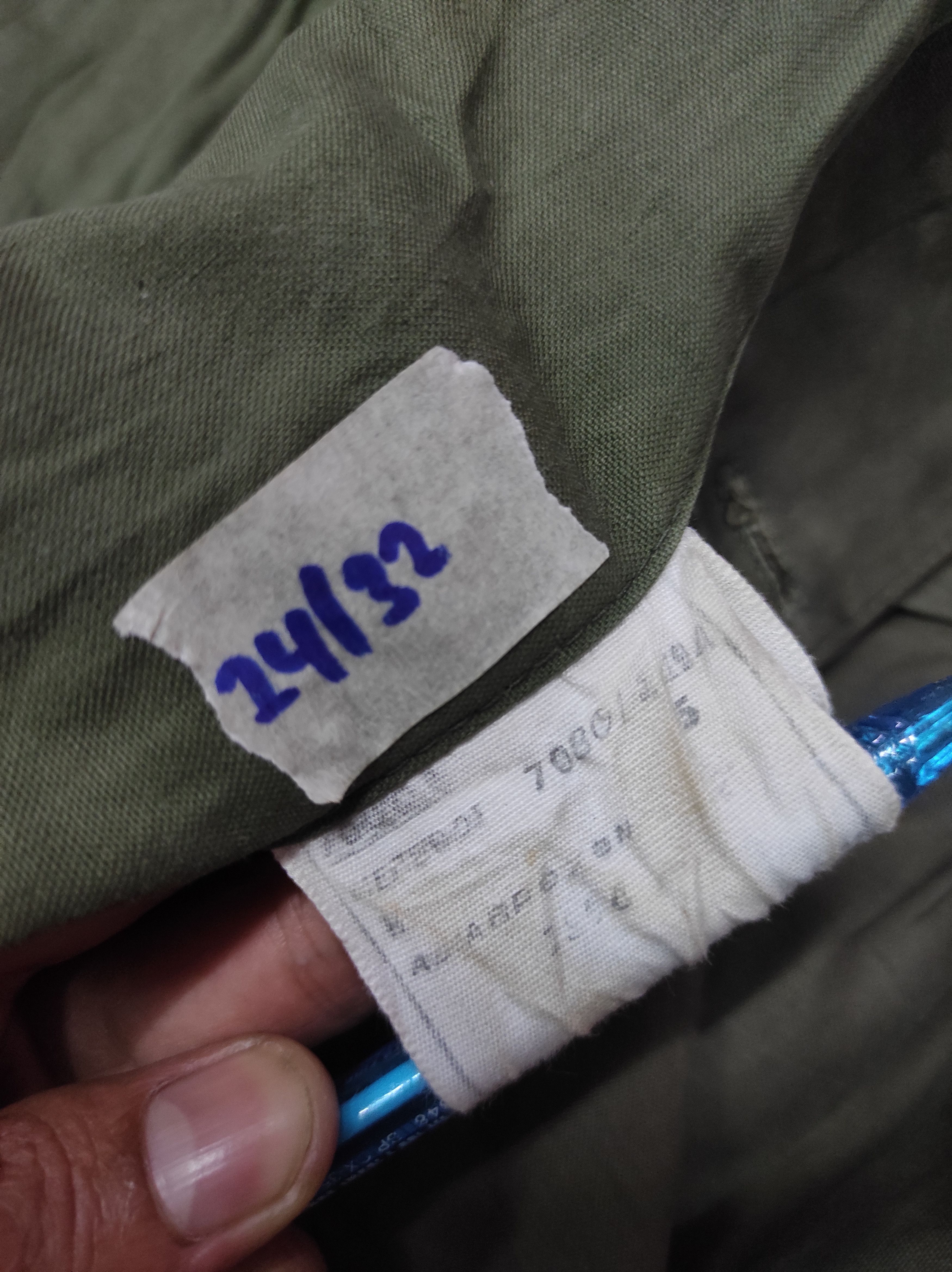 Vintage RARE VTG ARMY MILITARY DISTRESSED JACKET Size US L / EU 52-54 / 3 - 10 Thumbnail