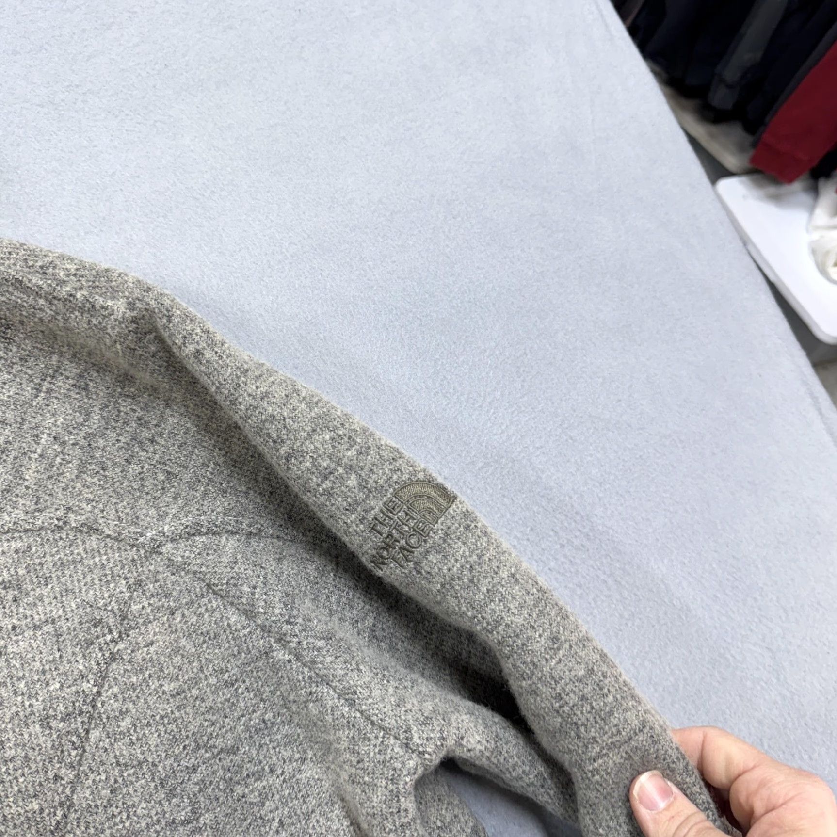 The North Face VINTAGE The North Face Jacket Womens XL Gray Sherpa Lined Fleece Full Zip Warm Cozy Size XL / US 12-14 / IT 48-50 - 2 Thumbnail