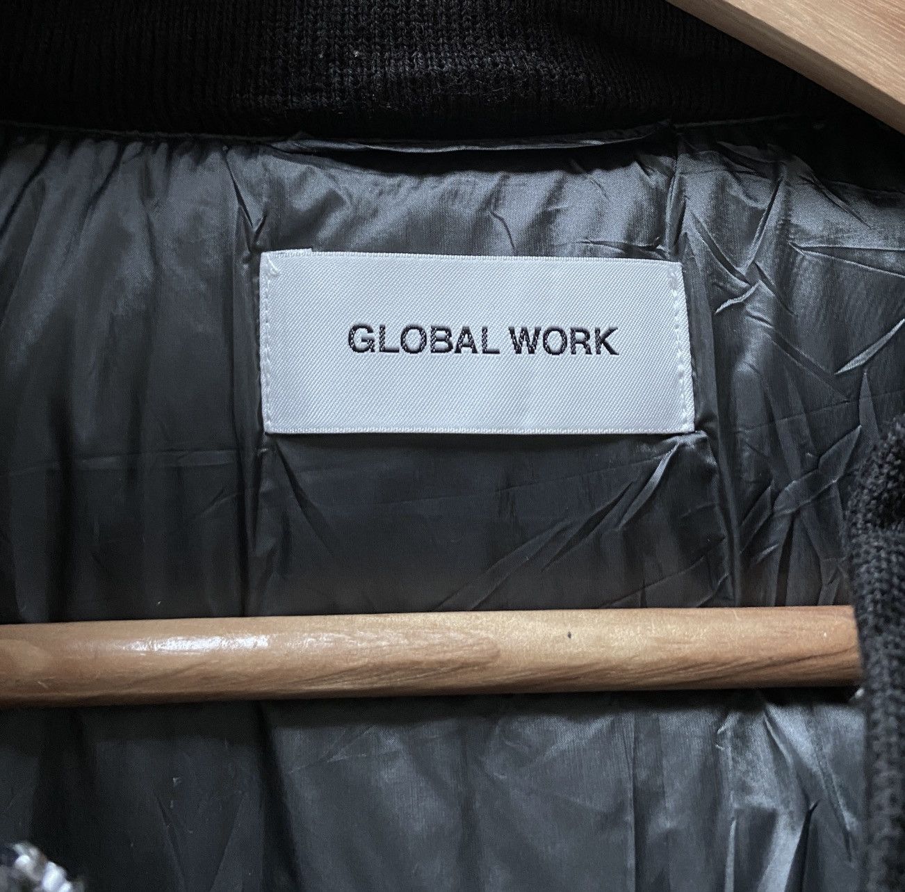 Global Work Vintage Japanese Brand Global Work Nylon Wool Jacket 2000s Size US L / EU 52-54 / 3 - 8 Thumbnail